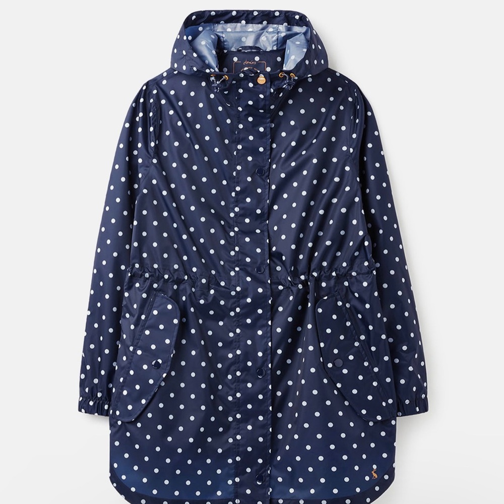 NWT Joules Golightly Packable Raincoat in Navy Spot ⚓️⛵️ - Picture 9 of 9